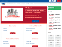 Tablet Screenshot of poliricambi.com